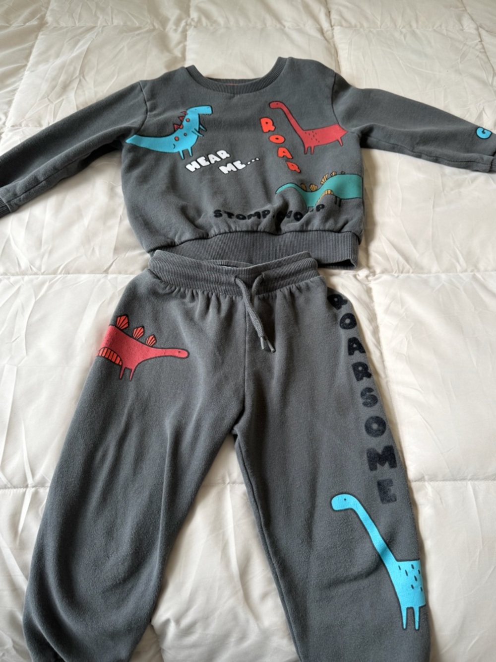 3 - 4T Next Gray Kids Sweatshirt - Soft Fleece Interior